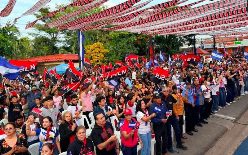Así se vive la celebración del 47/19 en los departamentos de Nicaragua