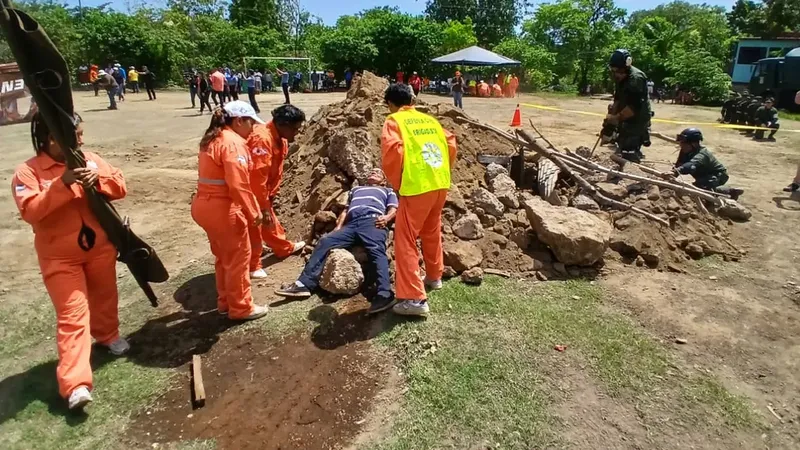 Familias de Jocote Dulce se preparan para enfrentar fenómenos naturales en el II Ejercicio Nacional