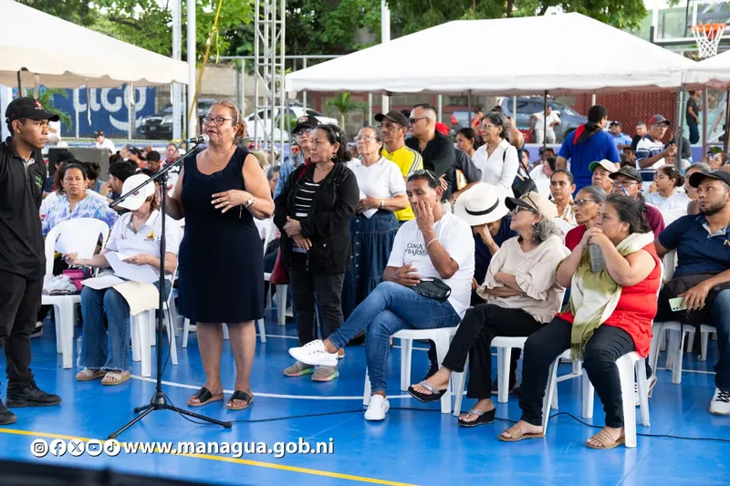 Alcaldía de Managua consulta con familias del Distrito II el Presupuesto Municipal 2027
