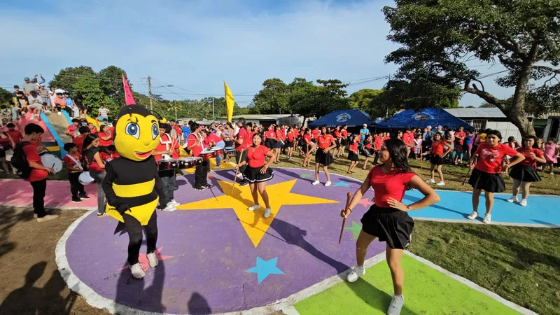 Familias de Diriamba celebran mejoramiento del Parque Infantil