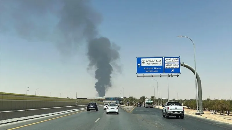 Riad suspende todos los vuelos tras una nueva explosión en su aeropuerto