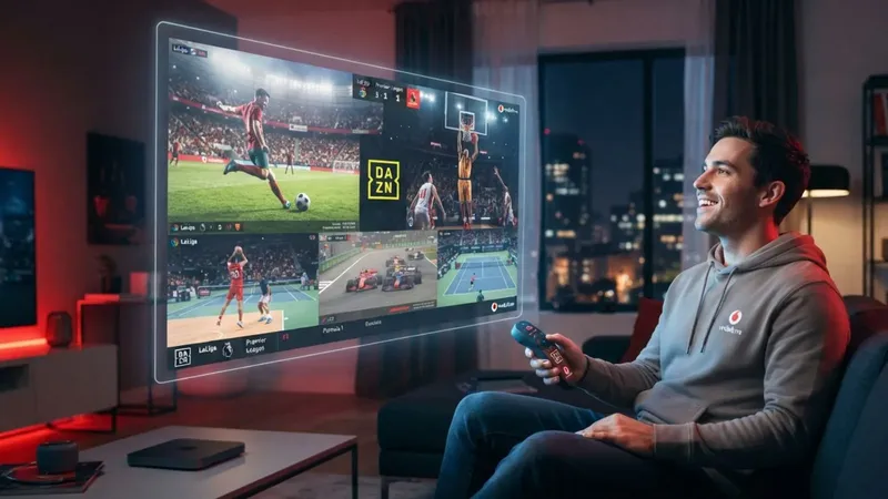 Vodafone estrena nuevas ofertas para ver todo el deporte con DAZN y ahorrar una gran cantidad de dinero