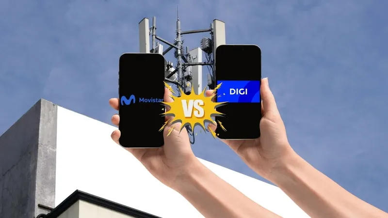 DIGI usa la red 4G de Movistar, pero sus datos oficiales muestran otra velocidad