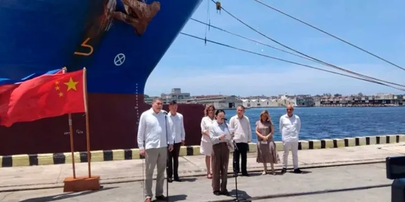 Cuba recibe nuevo cargamento de arroz enviado por China en plena crisis