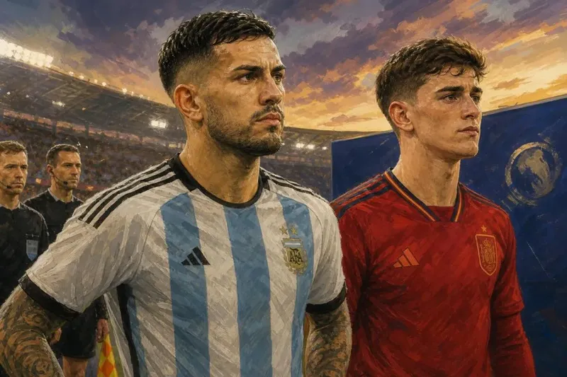 Leandro Paredes suspendido 10 partidos por golpear a Gavi en la final del mundial