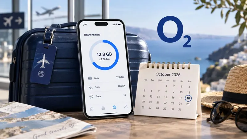 O2 tiene una fecha marcada en rojo: el 18 de octubre recortará los gigas que puedes usar en el extranjero