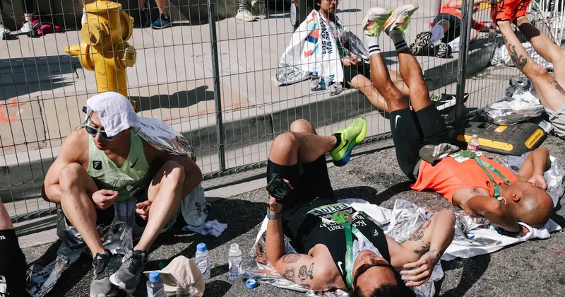 Los corredores de maratón se están preparando para un mundo más caluroso