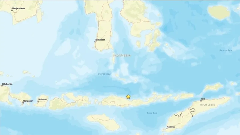 Sismo de magnitud 7,6 sacude Indonesia