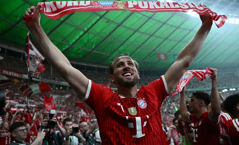 Harry Kane tuvo una coronación perfecta en la Pokal