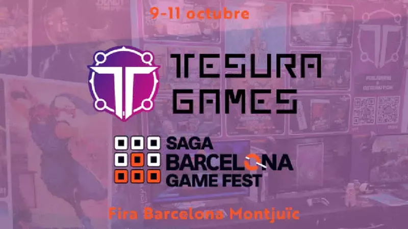 Tesura Games confirma asistencia al SAGA BCN Game Fest