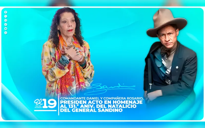 Todos somos Sandino, todos somos Daniel, todos somos el gran espíritu nicaragüense