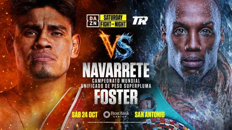 Emanuel Navarrete-O’Shaquie Foster unifican el 24 de octubre EN VIVO por DAZN