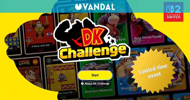 ¿Eres un experto en Donkey Kong? El nuevo evento de Nintendo te reta a demostrarlo por tiempo limitado