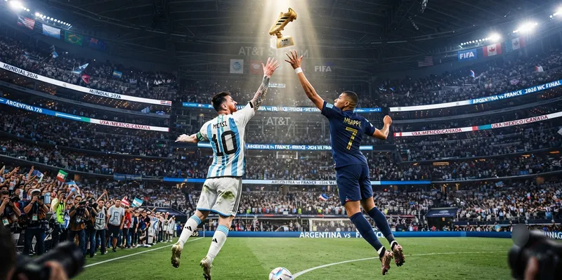 Messi y Mbappé mantienen una histórica lucha por la Bota de Oro del Mundial...