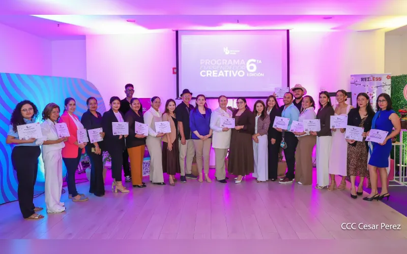 Nicaragua Diseña premia a ganadores del Programa Emprendedor Creativo 2026