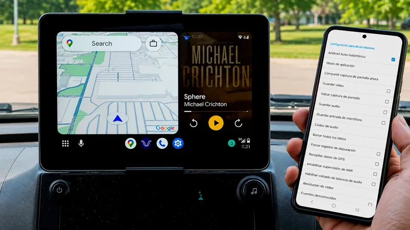 Cómo hacer una captura de pantalla en Android Auto