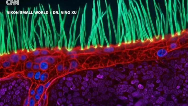 ¿Hubo trampa? El video de microscopio que ganó un concurso está lleno de elementos de IA