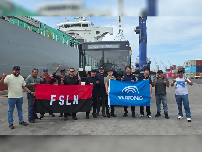 Desde China 107 nuevos autobuses para transporte intermunicipal