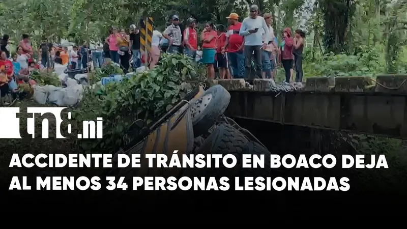 ¡Tragedia en Boaco! Más de 34 personas resultan lesionadas en aparatoso accidente de tránsito