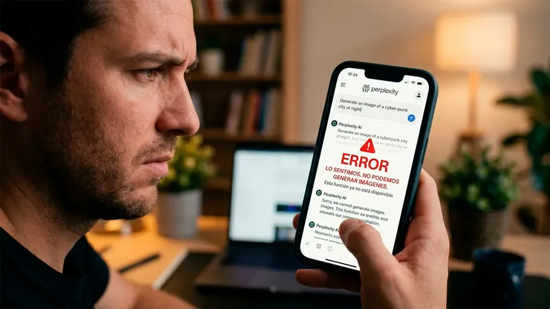 «No puedo generar imágenes»: la polémica decisión de Perplexity al eliminar su función estrella de la noche a la mañana