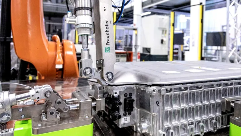 Robots automatizados: la solución de Europa dar una segunda vida a las baterías de coches eléctricos antes de reciclarlas