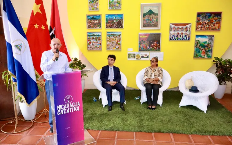 Nicaragua y China realizan el lanzamiento del Concurso Nacional de Pintura Primitivista
