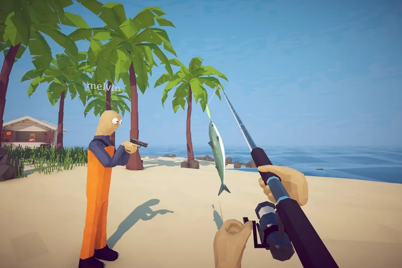 La nueva moda de Steam se llama How to Fish y consiste en pescar con uzis, cuchillos y dinamita