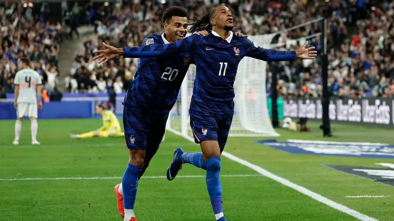 Francia goleó a Bélgica y se afianzó como líder en la Nations League