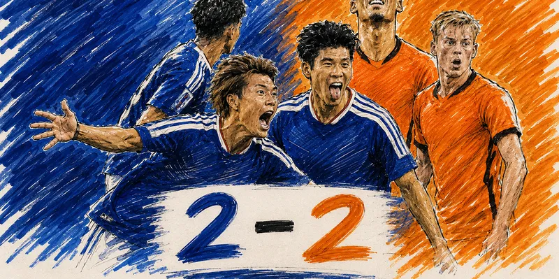 Japón hace la épica al 90′ y rescata un empate de oro ante Países...