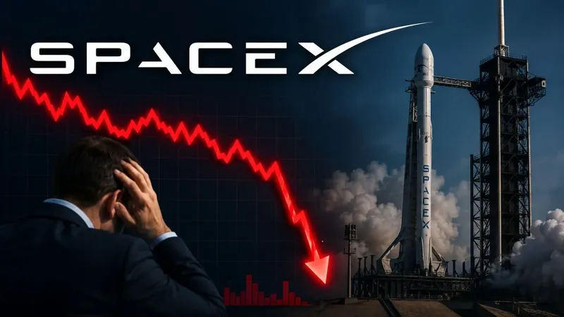 SpaceX borra la sonrisa de los inversores: caída en bolsa que deja pillados a los últimos compradores