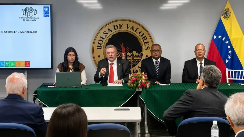 Bolsa de Valores de Caracas, PNUD y la Cámara Inmobiliaria evalúan instrumentos bursátiles para la reconstrucción de viviendas