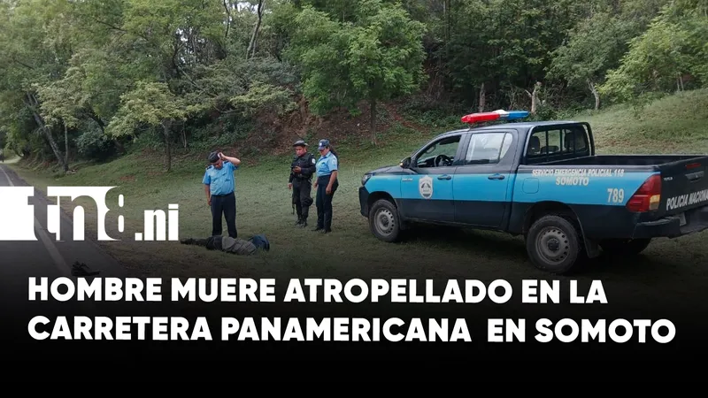 ¡Tragedia en Madriz! Encuentran sin vida a hombre a orillas de la carretera Panamericana