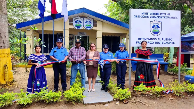 Inauguran remodelación en oficinas de Migración y Extranjería en Teotecacinte