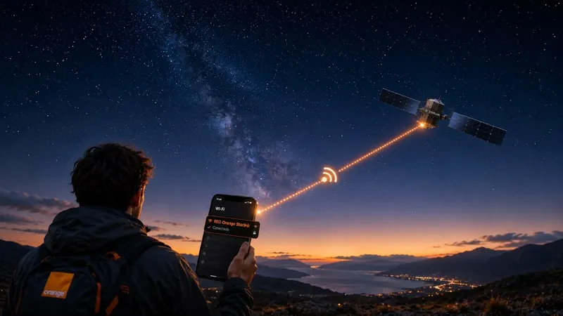 Orange podría haber activado una red de apoyo con satélites Starlink para los incendios