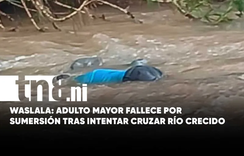 Encuentran sin vida a hombre arrastrado por corrientes del río Aguas Calientes en Waslala