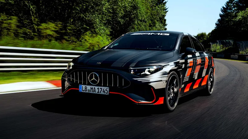 Un coche eléctrico de 680 CV acaba con un mito: el Mercedes-AMG CLA 45 ya es el más rápido de su clase en Nürburgring