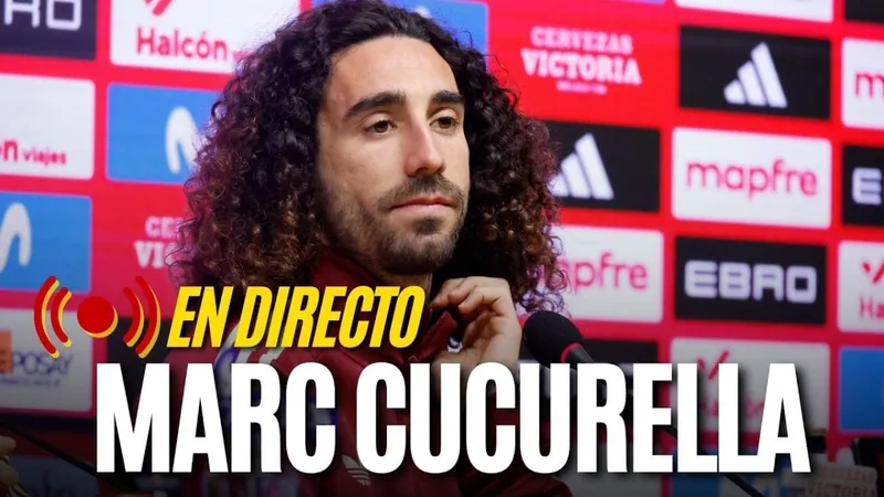 La rueda de prensa de Marc Cucurella, en streaming