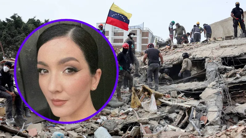 Eréndira Ibarra revela ENTRE LÁGRIMAS que parte de su familia murió en los terremotos de Venezuela