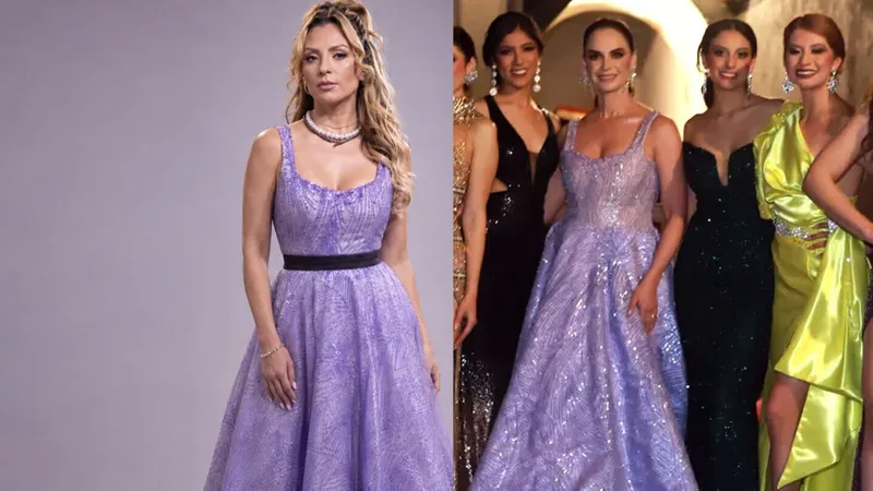 Gema tachó de “naco y horrible” vestido morado de Mariana Ochoa: Lupita Jones también lo usó y ella responde