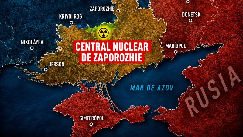 Rusia acusa a Kiev de amenazar la seguridad nuclear en Zaporozhie