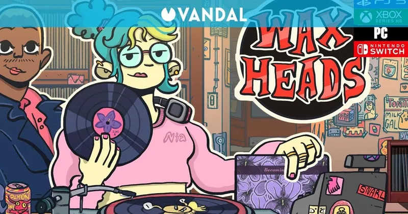 Jugamos a Wax Heads: El simulador de tiendas de discos con estética punk y 80 portadas originales