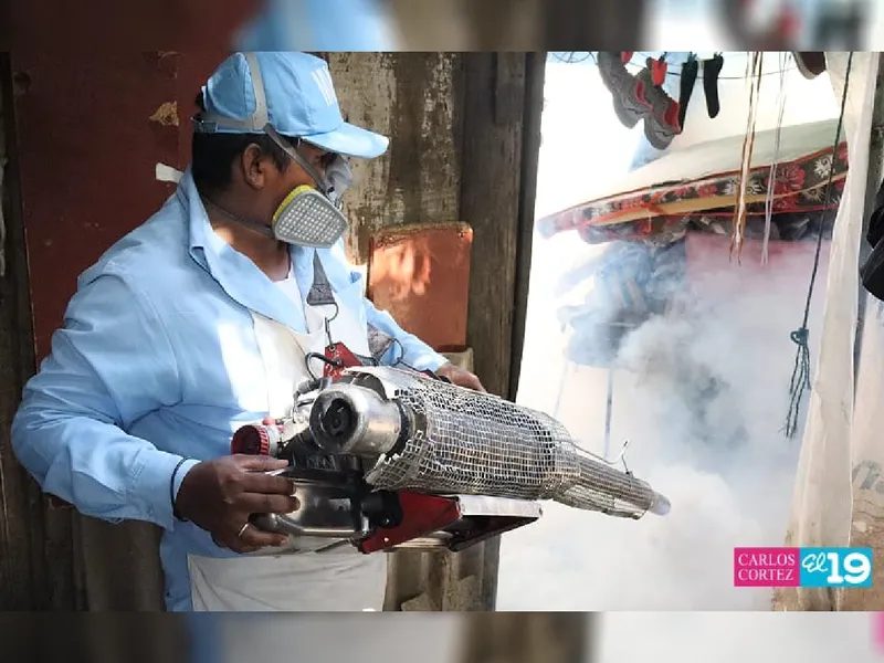 MINSA intensifica lucha antiepidémica con larvicida y fumigación en barrio Anexo Pablo Úbeda