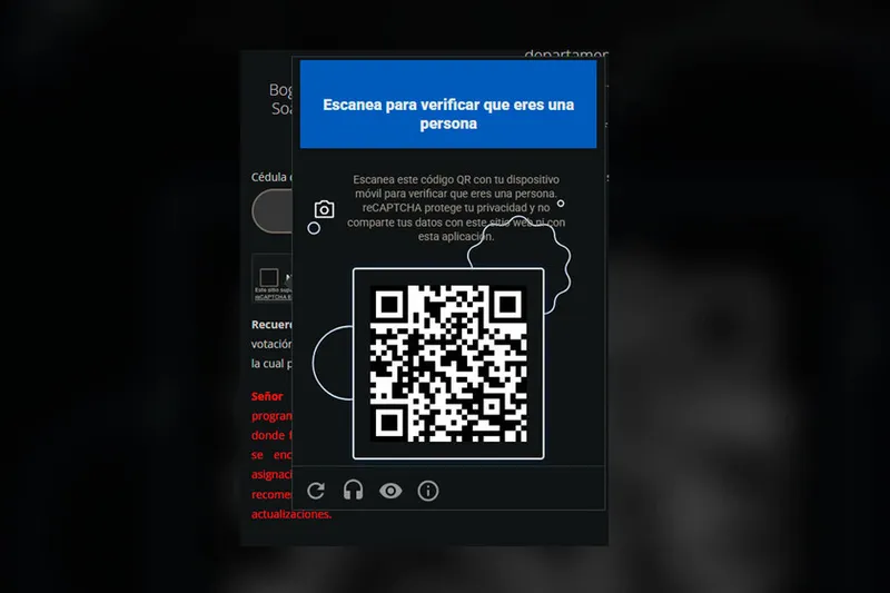 Seleccionar todos los semáforos ya no es suficiente para demostrar que no eres un robot. Ahora hay que escanear códigos QR