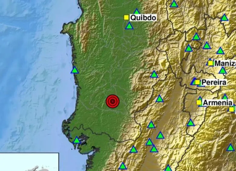 Al menos siete sismos perceptibles sacudieron Chocó, Colombia