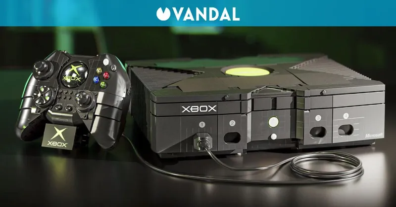 La XBOX original regresa convertida en un enorme set de 3509 piezas, con luces, música y el mando Duke