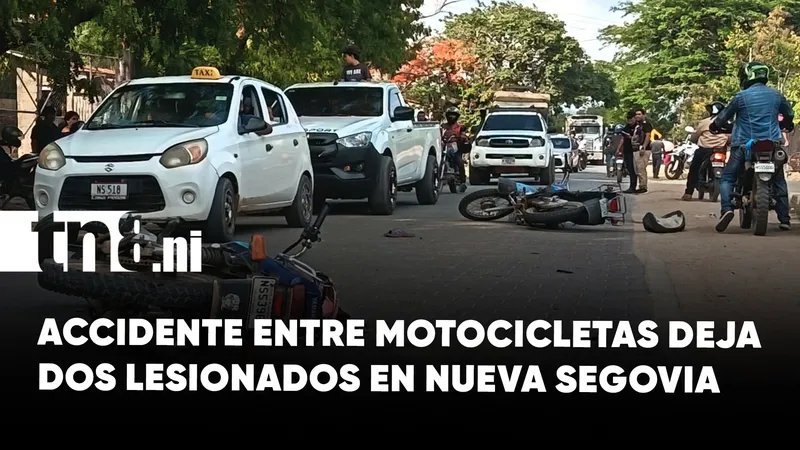Accidente de tránsito deja dos motociclistas lesionados en Ocotal