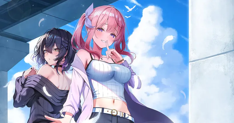 Este juego con algunas waifus te pondrá frente a una chica que no puede dejar de mentir