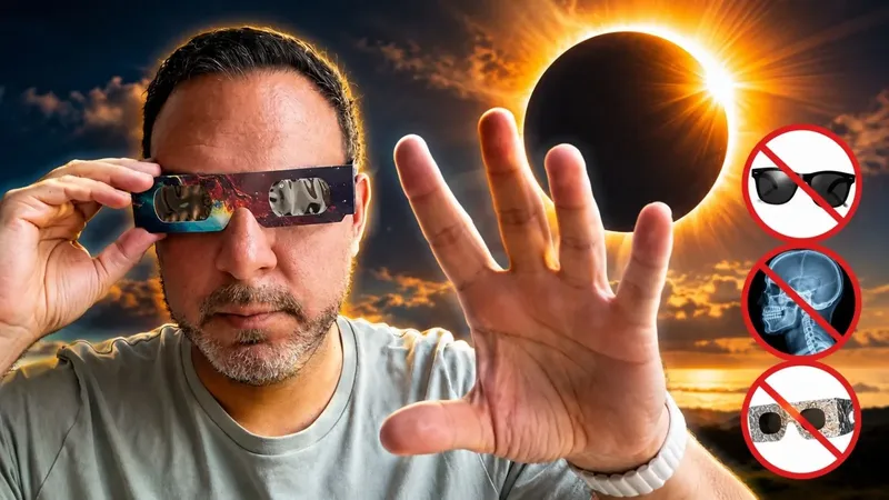 Cómo ver el eclipse de este verano sin dañar tus ojos: ni gafas de sol, ni radiografías, ni inventos caseros