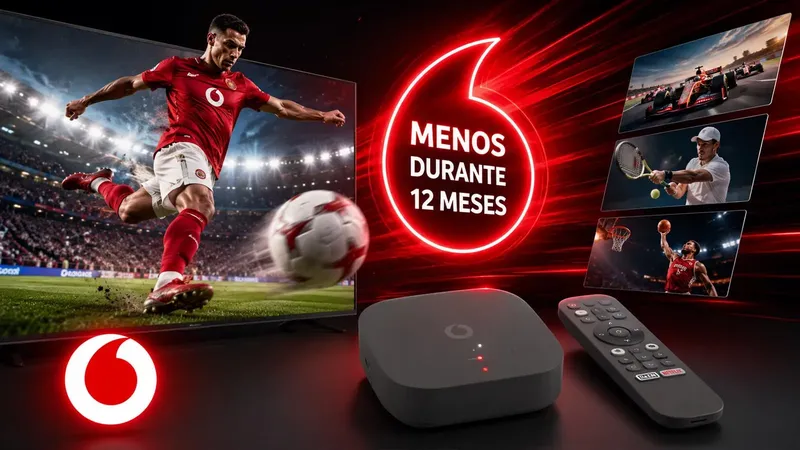 Últimos días en Vodafone para ver fútbol y mucho más deporte pagando menos durante un año