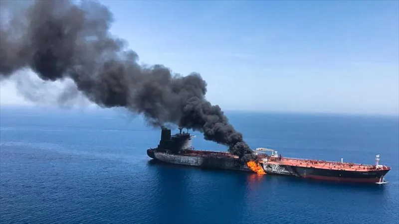 Armada iraní: Petrolero Algaya hizo estallar mina al cruzar ilegalmente Ormuz